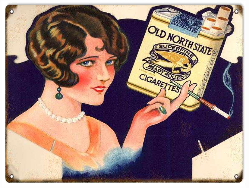 Old North State Cigarettes Tobacco 9×12