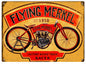 Flying Merkel Built Date 1910 Racer Motorcycle 9×12