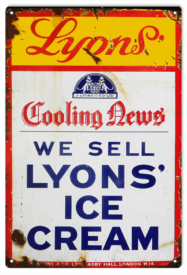 Lyons Ice Cream Country 12x18