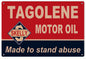 Tagolene Motor Oil Skelly Gas Station 12x18