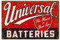 Universal Batteries Motor Oil Gas Station 12″x18″