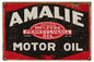 Red And Black Amalie Motor Oil Gas 12x18