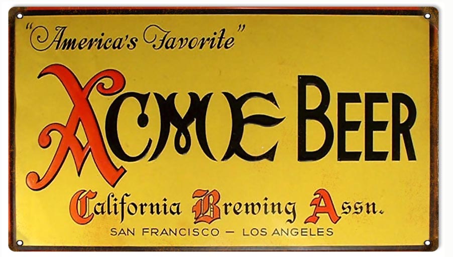 ACME Beer Americas Favorite 8×14