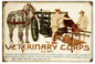 US Army Veterinary Corp 12x18