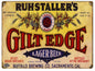 Ruhstallers Gilt Edge Lager Beer 9×12
