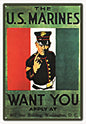 US Marines Wants You Recruiting Military 12x18
