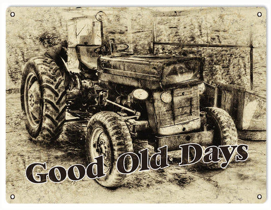Good Old Days Tractor Trailer 9″x12″