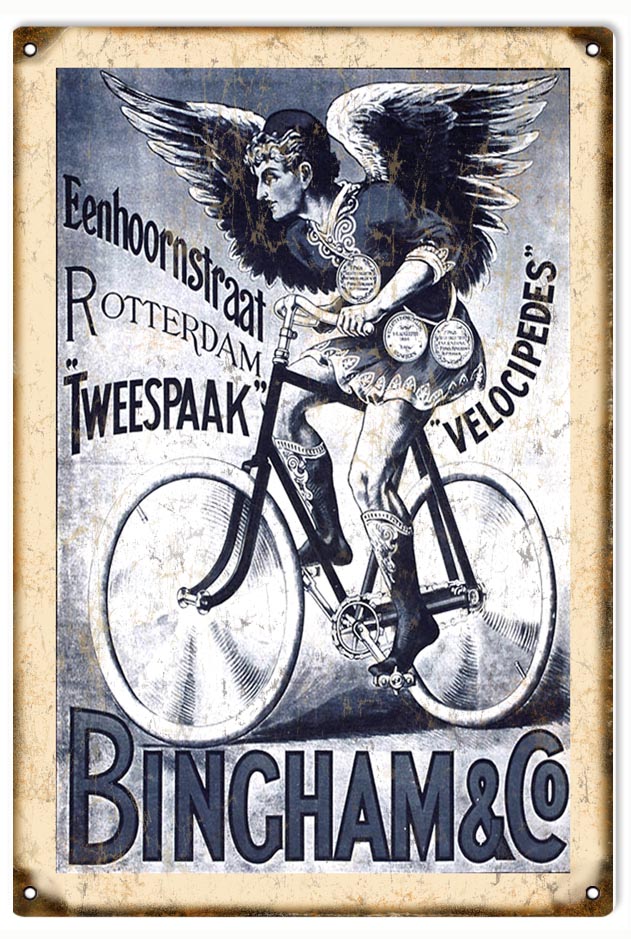 Bingham & Co. Bicycle 12x18
