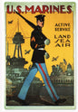 US Marines Active Service 12x18