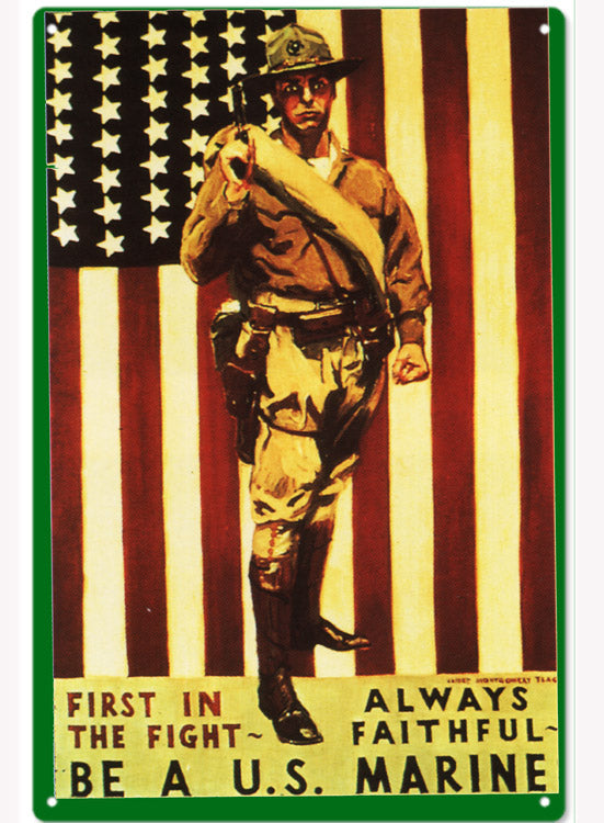 BE A US Marines 12x18