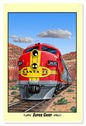 Santa Fe Railroad 12x18