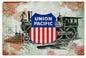 Union Pacific With 440 Railroad 12x18