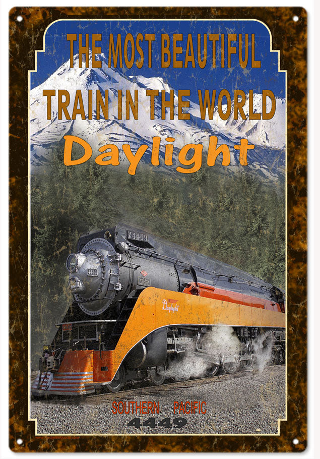 Southern Pacific 4449 Daylight Railroad 12x18