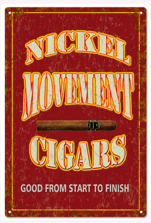 Nickel Movement Cigars 12x18