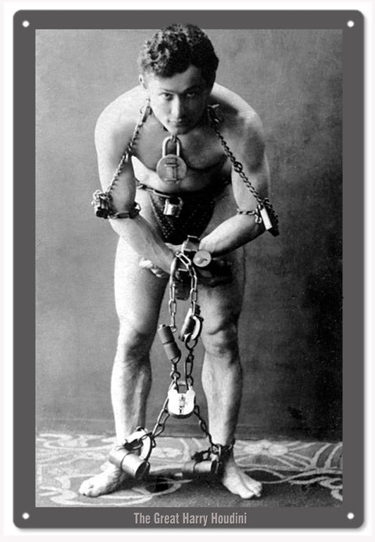The Great Harry Houdini Classic Circus 12x18