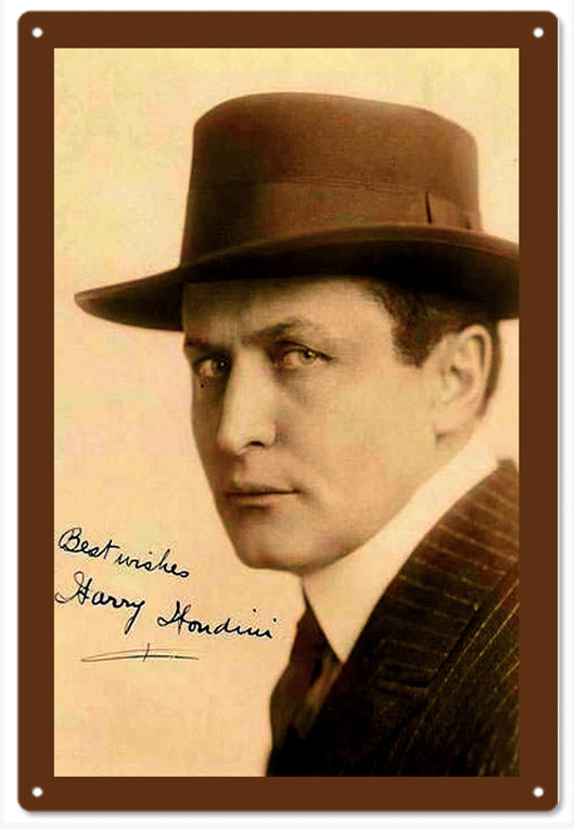 Best Wishes Harry Houdini Classic Circus 12x18