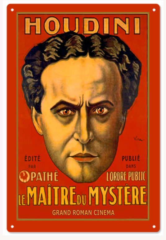 Houdini Grand Roman Cinema Classic Circus 12x18