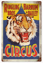 Ringling Bros Circus With Tiger 12x18