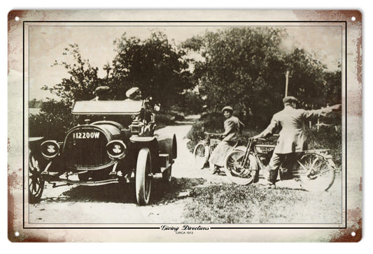 Old 1912 Hot Rod Vintage Style Metal Sign 12 x 18
