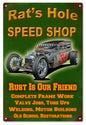 Rats Hole Speed Shop 12x18