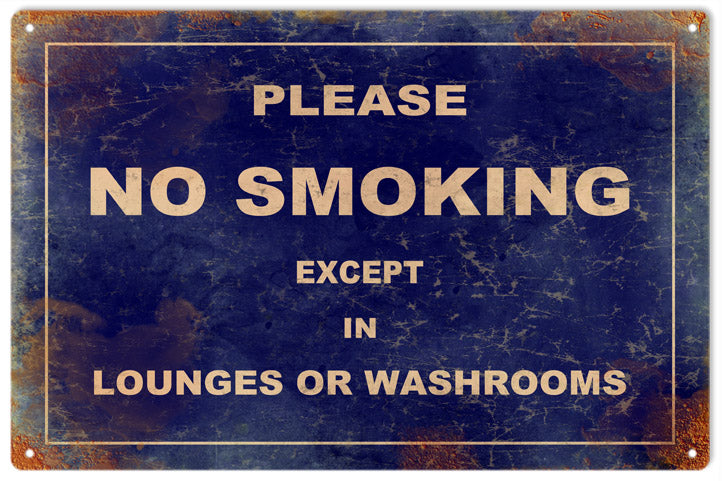 No Smoking Please 12x18