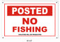 No Fishing 8x12