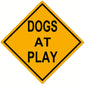Dogs At Play 12×12