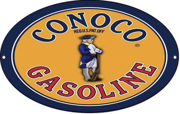 Conoco Gasoline Motor Oil 9×14