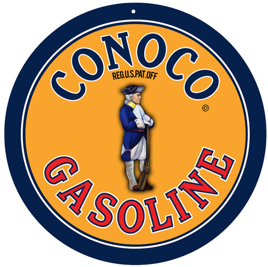 Conoco Gasoline Gas Station 14x14