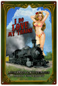 Durango Silverton Railroad Pin Up Girl 12″x18″