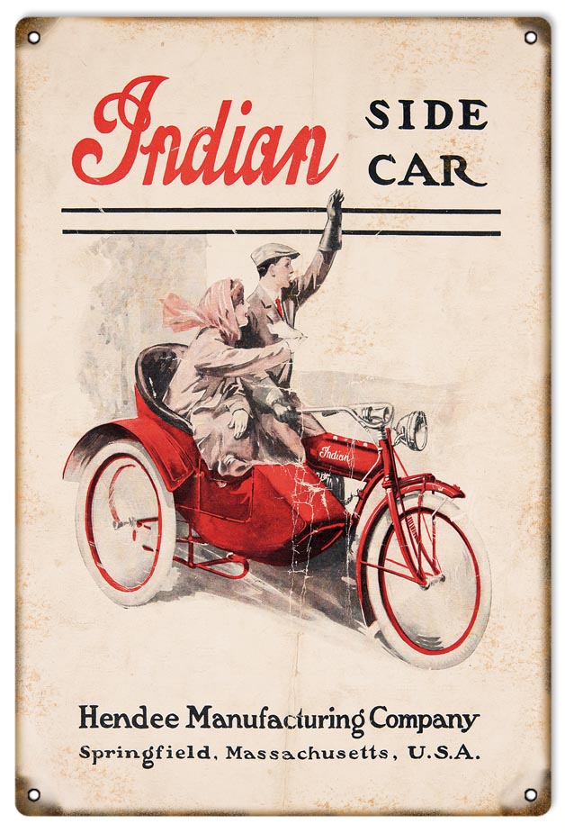 Indian Side Car 12″x18″