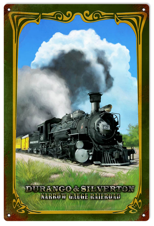 Durango And Silverton Narrow Gauge Railroad 12″x18″