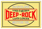 Gasoline Goes Fher Deep Rock Lasts Longer Motor Oil 12″x18″