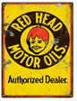 Red Head Motor Oils Authorized Dealer 9x12