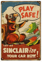 Let Us Sinclair-Ize Your Car 12x18