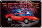 Red Fire Pantera Hot Rod 12x18