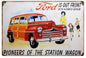 Ford Station Wagon 12″x18″