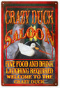 Crazy Duck Saloon Bar Welcome