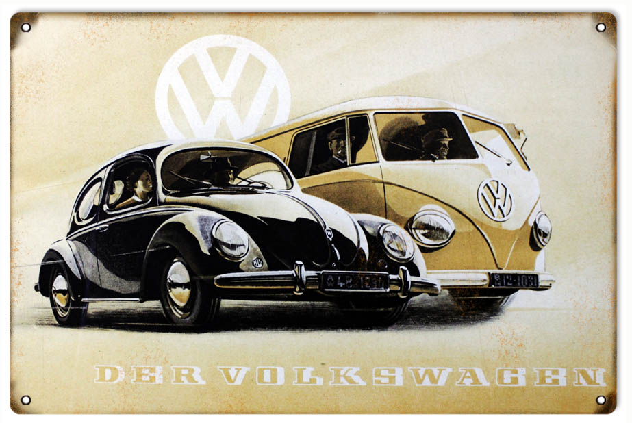 Der Volkswagen 12″x18″