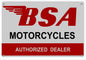 BSA Motorcycles Authorized Dealer 12x18