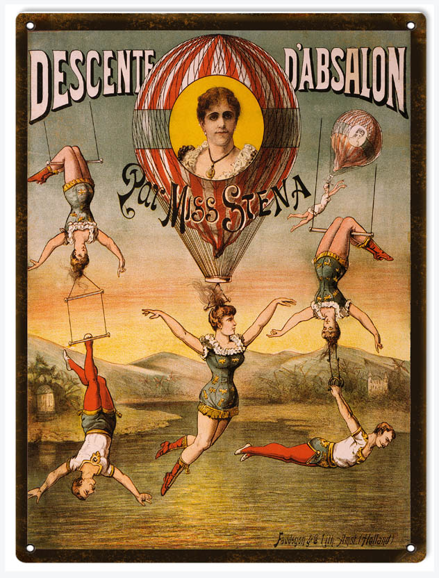 Descente D’Absalon Circus 9″x12″