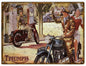Triumph Motorcycle 9×12
