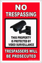 No Trespassing 12x18