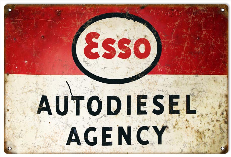 ESSO Autodiesel Agency 12″x18″