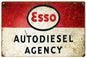ESSO Autodiesel Agency 12″x18″