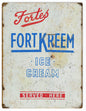 Fortes Fort Kreem Ice Cream Served Here 9″x12″