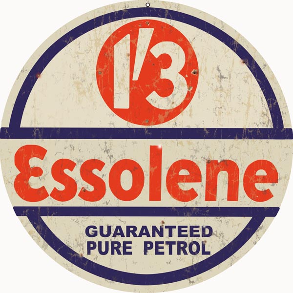 Essolene Motor Oil 14 x 14