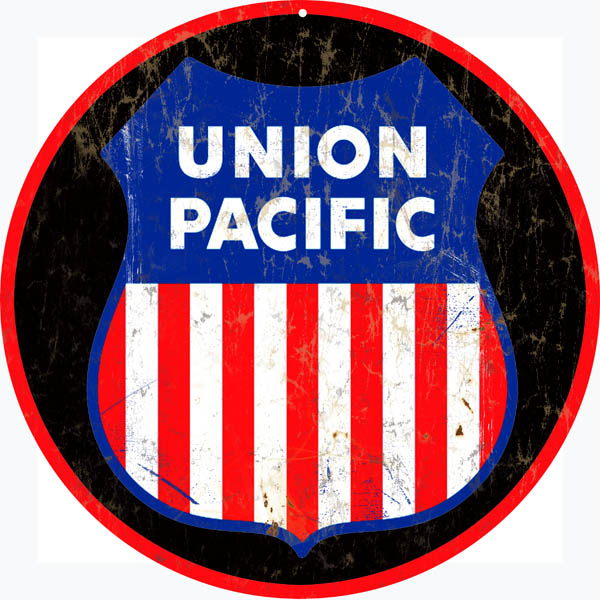 Union Pacific Railroad 14 x 14 Herald