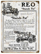 REO Stands Pat Automobile 9×12