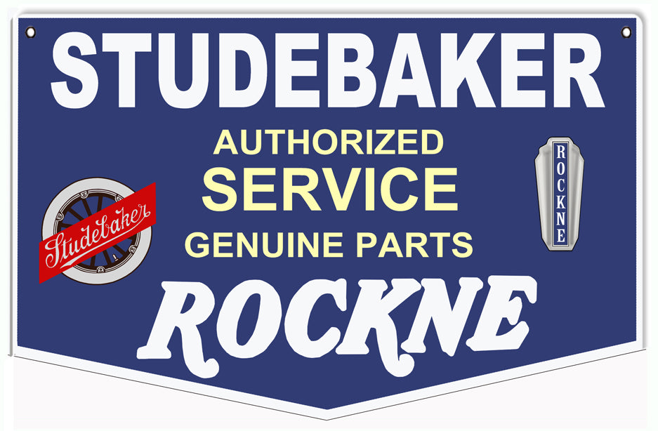 Studebaker Authorized Service Rockne 12x18